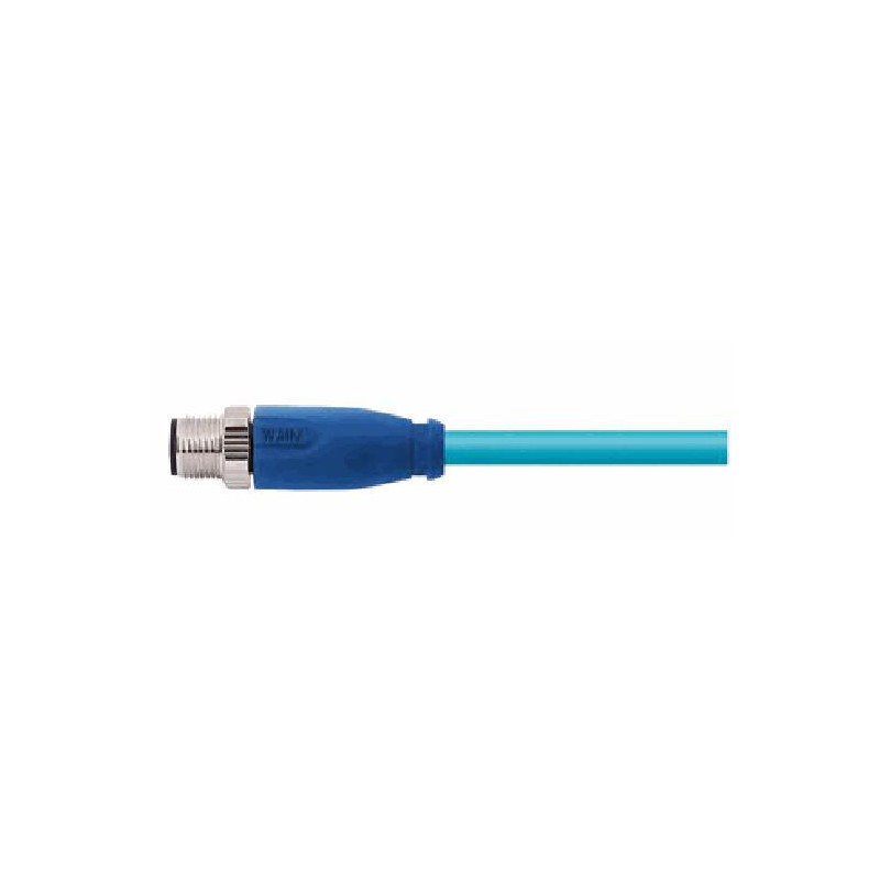 Connecteur mâle M12, 8 pol., codage X IP67, 0.5A, blindé